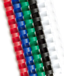 Пружины ProfiOffice пластиковые, диаметр 22мм, белые, 50шт