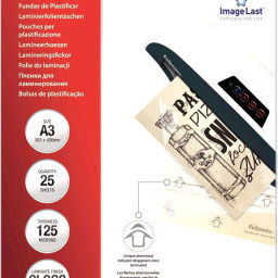 Пленка для ламинирования пакетная Fellowes, 303 х 426 мм, 125 мкм, глянцевая, 25 шт.