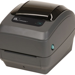 Термотрансферный принтер Zebra GX420t 203 DPI, EU/UK Cords, RS232, USB, Ethernet, нож