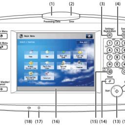 Canon панель управления вертикальная Upright Control Panel-A1