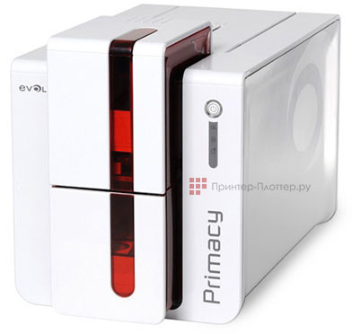 Карт-принтер Evolis Primacy Simplex Expert Contactless с кодировщиком для бесконтактных карт CAEN RFID UHF R1230CB FCC (огненно-красный)
