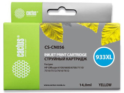 Картридж струйный Cactus CS-CN056 №933XL желтый (14 мл) для HP DJ 6600