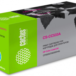 Картридж лазерный Cactus CS-CC533A пурпурный (2800 стр.) для HP CLJ CP2025/CM2320