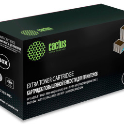 Картридж лазерный Cactus CS-CF280X-MPS черный (13000 стр.) для HP LJ Pro 400/M401/M425