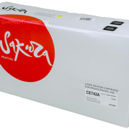 Тонер-картридж SAKURA CE742A для HP Color LaserJet Enterprise CP5525 (yellow), 7300 стр. (PP052141)