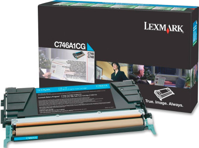 Тонер-картридж Lexmark C746, C748 (cyan), 7000 стр. (PP019596)