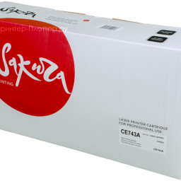 Тонер-картридж SAKURA CE743A для HP Color LaserJet Enterprise CP5525 (magenta), 7300 стр. (PP051442)