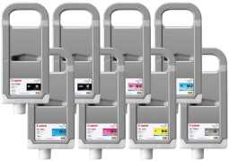 Комплект картриджей Canon PFI-706 (MBK,BK,M,C,Y,GY,PC,PM) 8 шт х 700 мл