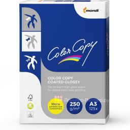 Бумага Mondi Color Copy Glossy, глянцевая, A3 (297 x 420 мм), 250 г/кв.м (125 листов)