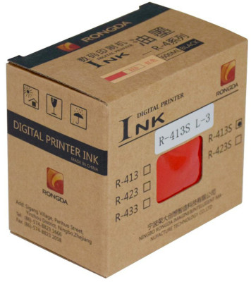 Краска RONGDA Ink R-413S for VR-4345S (red), 600 мл