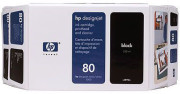 Картридж HP 80 (black) и печатающая головка, набор, 350 мл