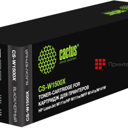 Тонер-картридж Cactus Toner CS-W1500X для HP LaserJet M111a, M111w, M141a, M141w (black), 2000 стр.