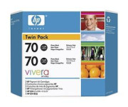 Картридж HP 70 комплект (photo black) 2шт x 130мл