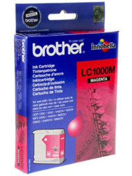 Картридж Brother LC1000M (magenta), 400 стр.