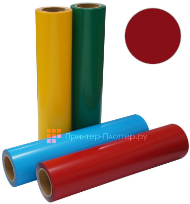 Термопленка ECO ПВХ-03, красная, 510 мм (1 п.м.)