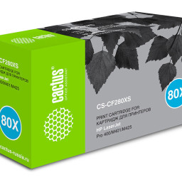 Картридж лазерный Cactus CS-CF280XS черный (6900 стр.) для HP LJ Pro 400/M401/M425