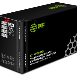 Картридж лазерный Cactus CS-CF280XS черный (6900 стр.) для HP LJ Pro 400/M401/M425