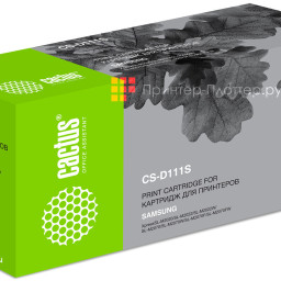 Картридж лазерный Cactus CS-D111S черный (1000стр.) для Samsung Xpress M2022/M2020/M2021/M2020W/M2070