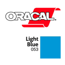 Пленка Oracal 641G F053 (светло-синий), 75мкм, 1260мм x 50м (4011363108643)