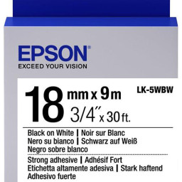 Лента повышенной адгезии Epson LK-5WBW