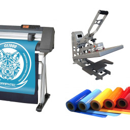 Комплект для термопереноса 3 "ПРОфессиональный" (плоттер Graphtec CE7000-60, термопресс Adkins Studio EZ Auto Clam)