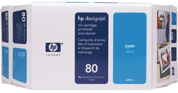 Картридж HP 80 (cyan) и печатающая головка, набор, 350 мл