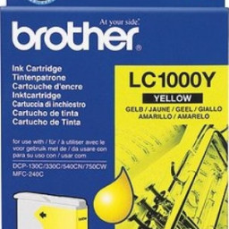 Картридж Brother LC1000Y (yellow), 400 стр.
