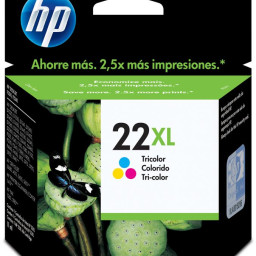 Картридж HP 22XL (color), 80 мл