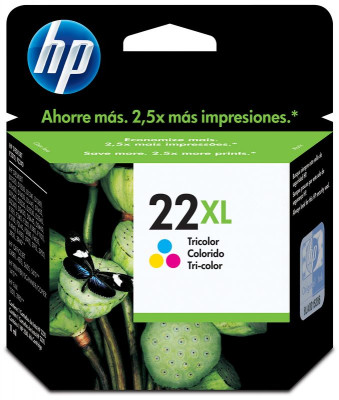 Картридж HP 22XL (color), 80 мл