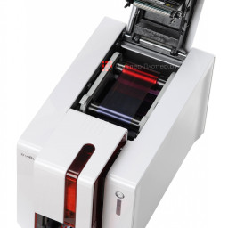 Карт-принтер Evolis Primacy Simplex Expert Smart and Contactless с кодировщиком для смарт-карт и бесконтактных карт Elyctis Dual (огненно-красный)