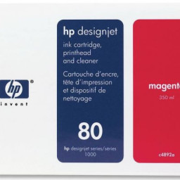 Картридж HP 80 (magenta) и печатающая головка, набор, 350 мл