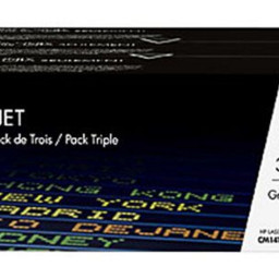 Тонер-картридж HP 128a (cyan, magenta, yellow) Tri-pack набор, 3 шт x 1300 стр (PP010013)