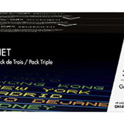 Тонер-картридж HP 128a (cyan, magenta, yellow) Tri-pack набор, 3 шт x 1300 стр (PP010013)