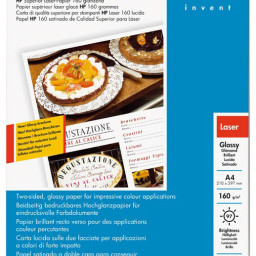 Бумага HP Superior Glossy Laser Paper, глянцевая, A4 (210 x 297 мм), 160 г/кв.м (150 листов)