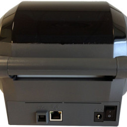 Термотрансферный принтер Zebra GX420t 203 DPI, EU/UK Cords, RS232, USB, Ethernet, подвижный сенсор, RTC