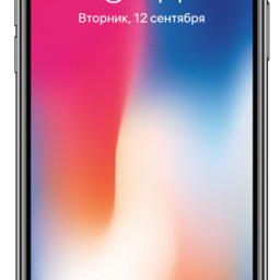 Смартфон Apple iPhone X, 64 ГБ, (серый космос)