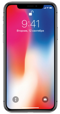 Смартфон Apple iPhone X, 64 ГБ, (серый космос)