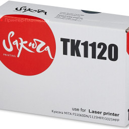 Тонер-картридж SAKURA TK1120 для Kyocera Mita FS1060DN/1125MFP/1025MFP (black), 3000 стр. (PP052427)