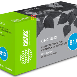 Картридж лазерный Cactus CS-CF281X черный (25000 стр.) для HP LJ Ent M630/M605dn/M606dn/M605x