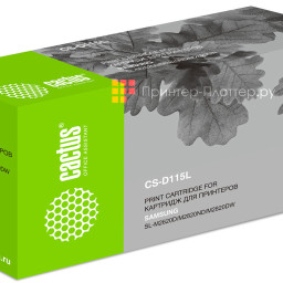 Картридж лазерный Cactus CS-D115L черный (3000стр.) для Samsung SL-M2620D/M2820ND/M2820DW