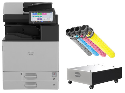 МФУ Ricoh IM C2510 компл. (осн.блок, АПД, тумба Low Cabinet Type 77, тонер) KT105980