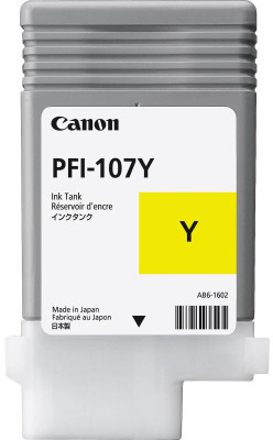 Картридж Canon PFI-107Y (yellow) 90 мл