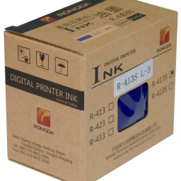 Краска RONGDA Ink R-413S for VR-4345S (blue), 600 мл