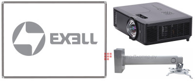 Интерактивный комплект Exell EWB7740 + Exell EXD102ST + DiGiS DSM-14kw
