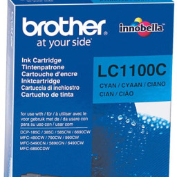 Картридж Brother LC-1100C (cyan), 325 стр.