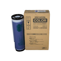 Краска Riso Ink S-4394E (medium blue), 1000 мл