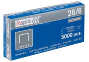 Rapid скобы 26/6, 5000 шт.