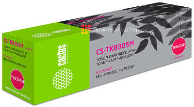 Картридж лазерный Cactus CS-TK8305M пурпурный (15000 стр.) для Kyocera Mita 3050/3051/3550/3551