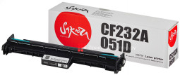 Фотобарабан SAKURA Imaging Drum CF232A/051D для HP и Canon (black), 23000 стр.