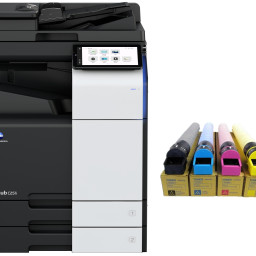 МФУ Konica Minolta bizhub C251i компл. (осн. блок, рев. автопод. DF-632, тонер TN-328)